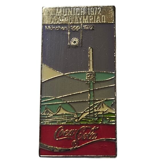 1996 Alanta Olympics Historical Summer Poster Series Pin 1972 Munich - Picture 1 of 2